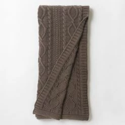 Best Sale 🎁 Cottage Home Neway Cotton Throw Blanket Brown 👏 -Cottage Home Shop unnamed file 1816