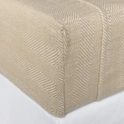 Budget 🎁 Cottage Home Luke Cotton Box Spring Cover Grey ⌛