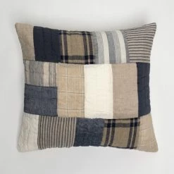 New 🛒 Cottage Home Kandell Multicolor Cotton-Linen Patchwork Quilt Or Pillow Sham 🥰 -Cottage Home Shop unnamed file 1883