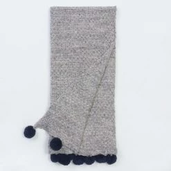 Brand new 🔔 Cottage Home Caley Blue Grey Cotton Throw 🎁