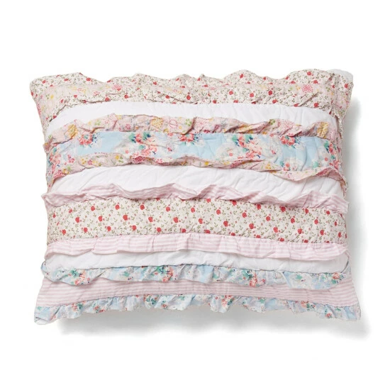 Wholesale β¨ Cottage Home Leah Cotton Patchwork Sham π€© 4 Wholesale β¨ Cottage Home Leah Cotton Patchwork Sham π€© - Image 2