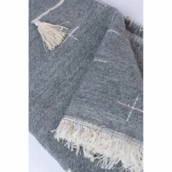 Budget 💯 Cottage Home Nora Grey Cotton Throw 🌟 -Cottage Home Shop unnamed file 1963