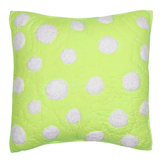 Best Pirce π Cottage Home Lime Green Dot Cotton 16 Inch Throw Pillow π 3 Best Pirce π Cottage Home Lime Green Dot Cotton 16 Inch Throw Pillow π