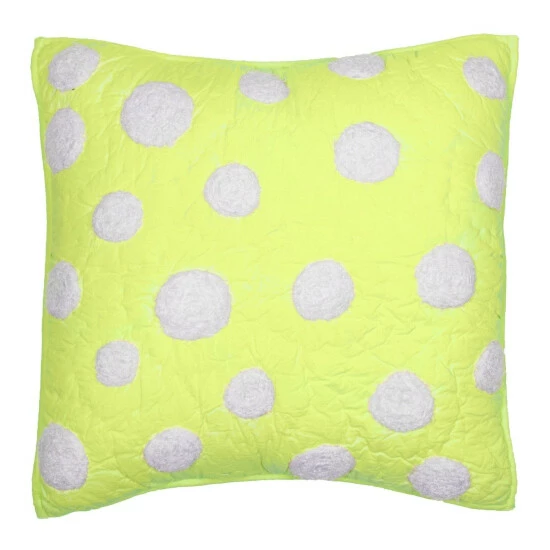 Best Pirce π Cottage Home Lime Green Dot Cotton 16 Inch Throw Pillow π 5 Best Pirce π Cottage Home Lime Green Dot Cotton 16 Inch Throw Pillow π - Image 3