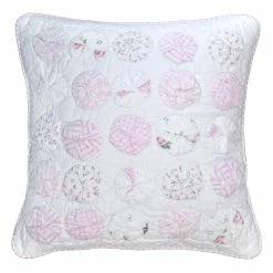 Buy ✨ Cottage Home Sherrie Pink Circles Cotton 16 Inch Throw Pillow 🎁 -Cottage Home Shop unnamed file 2029