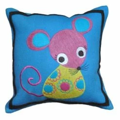 Best deal 😉 Cottage Home Cute Petite Mouse Wool 12 Inch Throw Pillow 🎁 -Cottage Home Shop unnamed file 2041