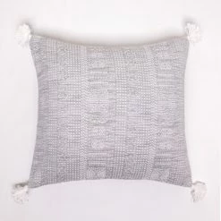 Promo 🛒 Cottage Home Moora Grey Cotton Pillow Sham ✔️ -Cottage Home Shop unnamed file 2048