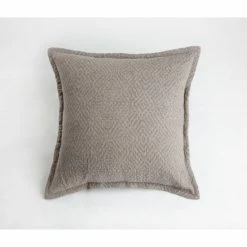Budget 🛒 Cottage Home Flant Grey Cotton Pillow Sham 😉 -Cottage Home Shop unnamed file 2055