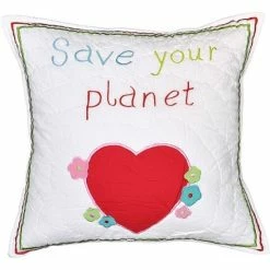 Flash Sale 🌟 Cottage Home Save Your Planet Cotton 16 Inch Throw Pillow 🤩 -Cottage Home Shop unnamed file 2058