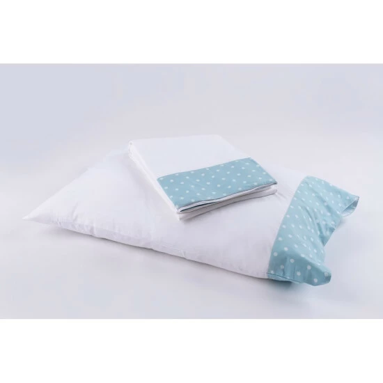 Budget π Cottage Home Blue & White Polka Dot Cotton Sheet Set π 3 Budget π Cottage Home Blue & White Polka Dot Cotton Sheet Set π