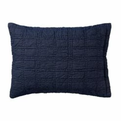 Best Pirce 🎉 Cottage Home Canon Red/ Blue Tie Back King Sham 🛒