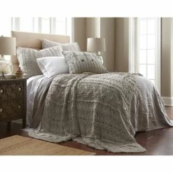 Discount 😀 Cottage Home Chima Cable Knit Coverlet Grey 🧨 -Cottage Home Shop unnamed file 2107