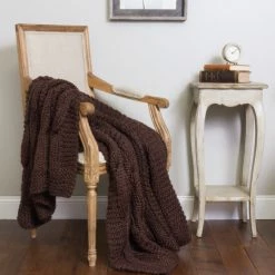 Wholesale 🧨 Cottage Home Rachelle Chocolate Throw 🥰