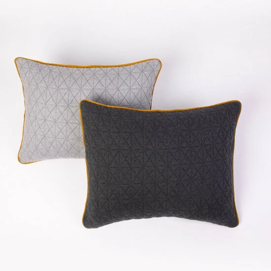 Budget π― Cottage Home Kirn Grey Charcoal Cotton Knit Reversible Pillow Sham π 6 Budget π― Cottage Home Kirn Grey Charcoal Cotton Knit Reversible Pillow Sham π - Image 4