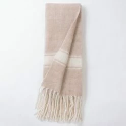 Coupon ⌛ Cottage Home Calu Merino Wool Natural Throw Blanket 🔔 -Cottage Home Shop unnamed file 2149