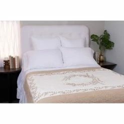 Best deal 🌟 Cottage Home Olimpia Ivory Cotton Quilt ✨
