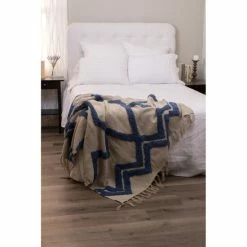 Budget ⭐ Cottage Home Arcadin Linen Throw Blanket Charcoal 🥰 -Cottage Home Shop unnamed file 2253