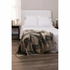 Budget ⭐ Cottage Home Arcadin Linen Throw Blanket Charcoal 🥰 -Cottage Home Shop unnamed file 2254