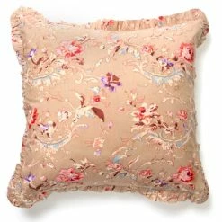 Outlet 🛒 Cottage Home Rebecca Taupe Floral Sham (insert Not Included) 🥰 -Cottage Home Shop unnamed file 2271