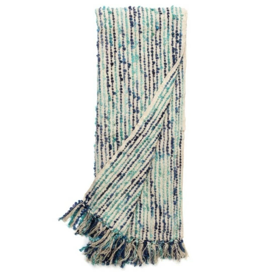 Cheap π Cottage Home Asche Cotton Woven Throw Peacock π 5 Cheap π Cottage Home Asche Cotton Woven Throw Peacock π - Image 3