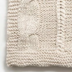 New 😉 Cottage Home Rein Knit Throw Blanket Cloud Cream ⭐ -Cottage Home Shop unnamed file 2346