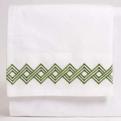 Promo 👍 Cottage Home Malfia Cotton Sateen Embroidered Pillowcase Set Lemongrass 🤩 -Cottage Home Shop unnamed file 2371