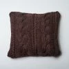 Budget 👏 Cottage Home Nolen Cable Knit Chocolate Euro Sham 💯 -Cottage Home Shop unnamed file 2403