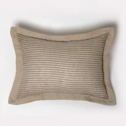 Best Pirce 🔔 Cottage Home Linen Stripe Sham Steel Blue 🤩 -Cottage Home Shop unnamed file 2460