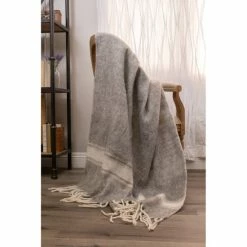 Promo 🤩 Cottage Home Calu Merino Wool Grey Throw Blanket 👍 -Cottage Home Shop unnamed file 2489