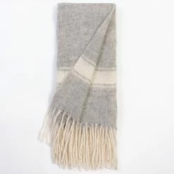 Promo 🤩 Cottage Home Calu Merino Wool Grey Throw Blanket 👍 -Cottage Home Shop unnamed file 2492
