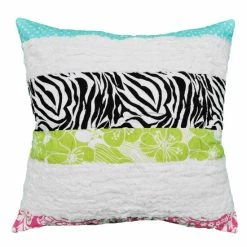 Cheapest 👍 Cottage Home Lacey Zebra Stripe 20 Inch Throw Pillow 😀 -Cottage Home Shop unnamed file 2516