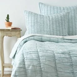 Best reviews of 👍 Cottage Home Ruched Seaglass Cotton Sham 🔔