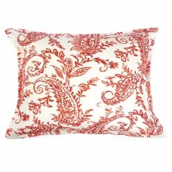 Promo 😀 Cottage Home Kayla Orange Linen Paisley Sham 🧨 -Cottage Home Shop unnamed file 2570