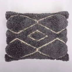 Deals 🧨 Cottage Home Munroe Steel Blue Cotton Wool 31 X 37 Inch Dutch Euro Pillow Sham 🤩