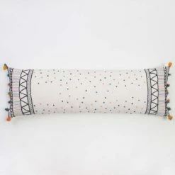 Cheap 😀 Cottage Home Sindy Multicolor Extra Long Bolster Pillow ⭐
