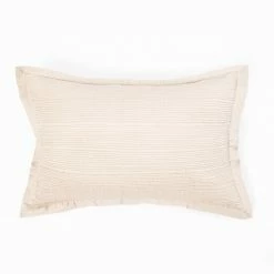 Deals 😀 Cottage Home Christie Ivory Viscose & Cotton Pillow Sham 🎉 -Cottage Home Shop unnamed file 2700