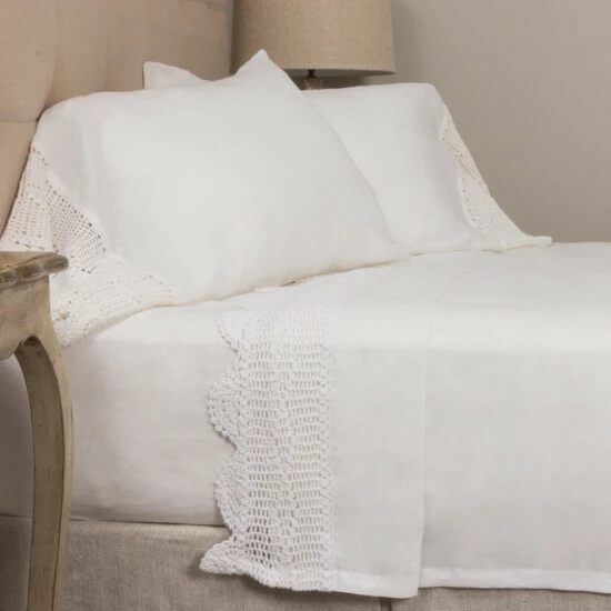 Cheap π Cottage Home Evelyn Linen Crochet Pillowcase Set Ivory π₯° 5 Cheap π Cottage Home Evelyn Linen Crochet Pillowcase Set Ivory π₯° - Image 3