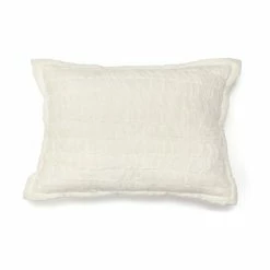 Promo ❤️ Cottage Home Ruched Ivory Standard-size Sham 🤩