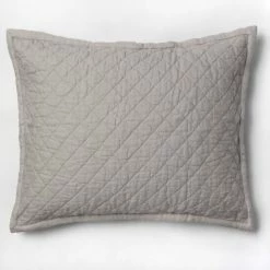 Coupon 🎁 Cottage Home Derek Linen Sham Grey 👍 -Cottage Home Shop unnamed file 2785