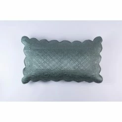 Discount 🌟 Cottage Home Trudo Satin Silk Scallop Edge Pillow Sham Pink 😀