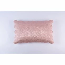 Discount 🌟 Cottage Home Trudo Satin Silk Scallop Edge Pillow Sham Pink 😀 -Cottage Home Shop unnamed file 2803