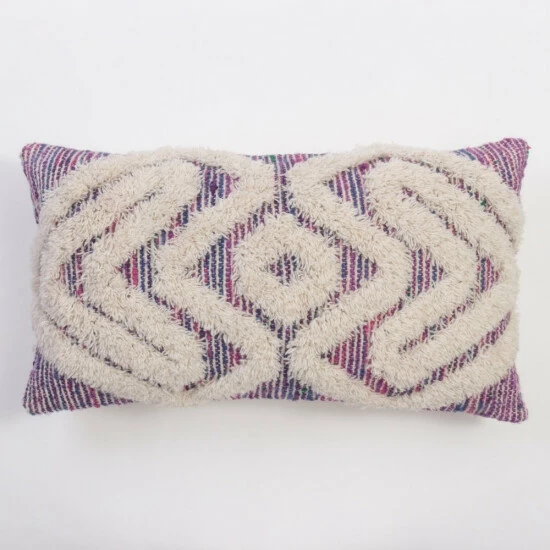 Promo ✨ Cottage Home Byleth Multicolor Cotton Long Bolster Pillow 😀 3 Promo ✨ Cottage Home Byleth Multicolor Cotton Long Bolster Pillow 😀