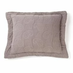 Top 10 🛒 Cottage Home Dana Grey Cotton Paisley Sham 💯