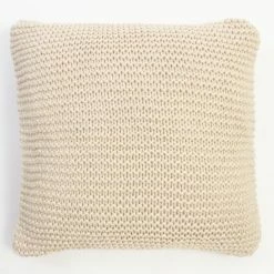 Coupon 🌟 Cottage Home Perine Acrylic Wool Cable Knit Euro Square Pillow Sham Grey 👏