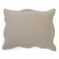 Promo 😍 Cottage Home Nevi Natural Color Linen Pillow Sham 🥰