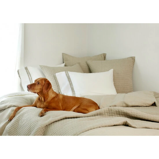 Outlet π Cottage Home Karina Natural King-size Diamond Quilted Sham β¨ 4 Outlet π Cottage Home Karina Natural King-size Diamond Quilted Sham β¨ - Image 2