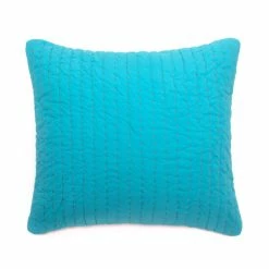 Wholesale 👍 Cottage Home Tim Blue And Orange Cotton Reversible Pillow Sham 💯