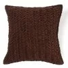 Flash Sale 🎁 Cottage Home Allie Brown Cotton Velvet Decorative Throw Pillow 20-inch ❤️