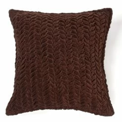Flash Sale 🎁 Cottage Home Allie Brown Cotton Velvet Decorative Throw Pillow 20-inch ❤️ -Cottage Home Shop unnamed file 299