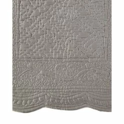 Brand new 🛒 Cottage Home Silk Trapunto Queen Quilt Grey ✨ -Cottage Home Shop unnamed file 30